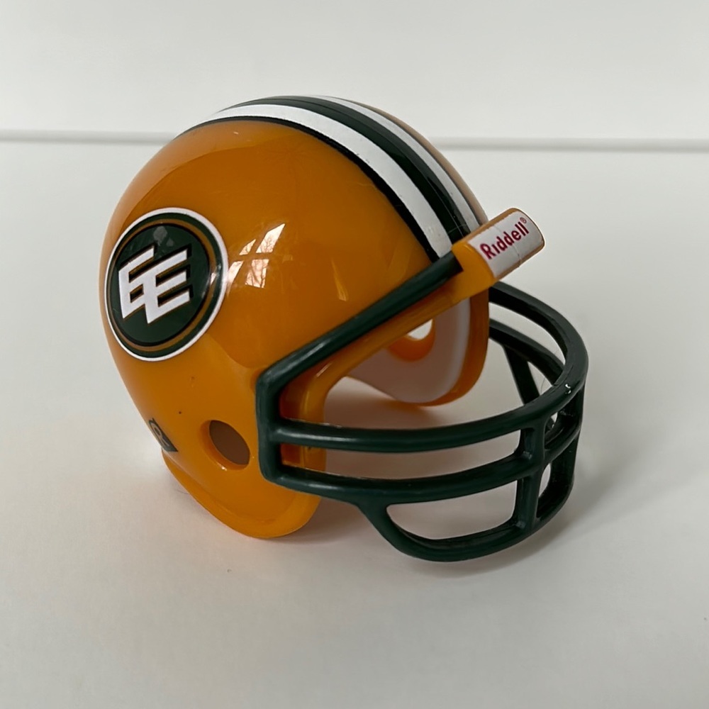 Edmonton Elks CFL Vintage Pocket Pro Mini Riddell Football Helmet